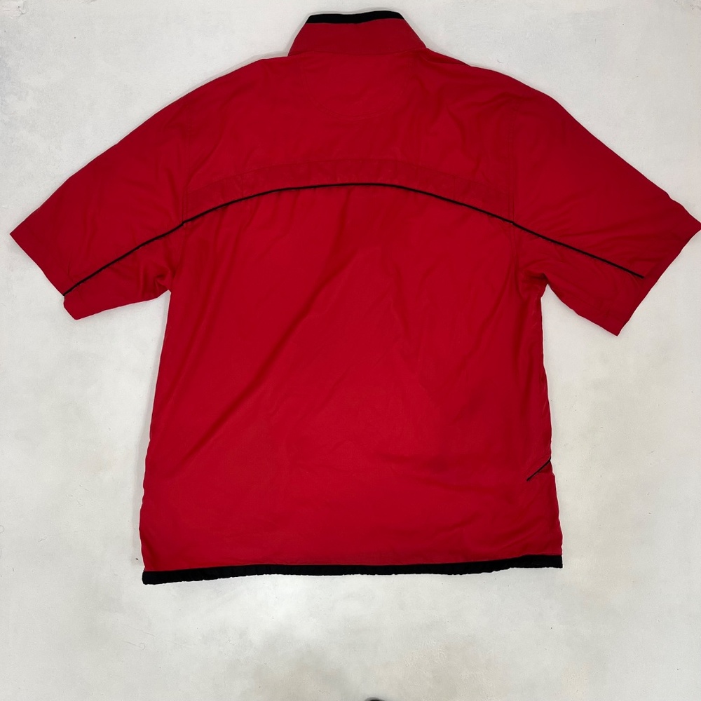 VINTAGE Ashworth Jacket Mens L Golf Quarter Zip Pullover‎ Coat Windbreaker Rain - Picture 9 of 13